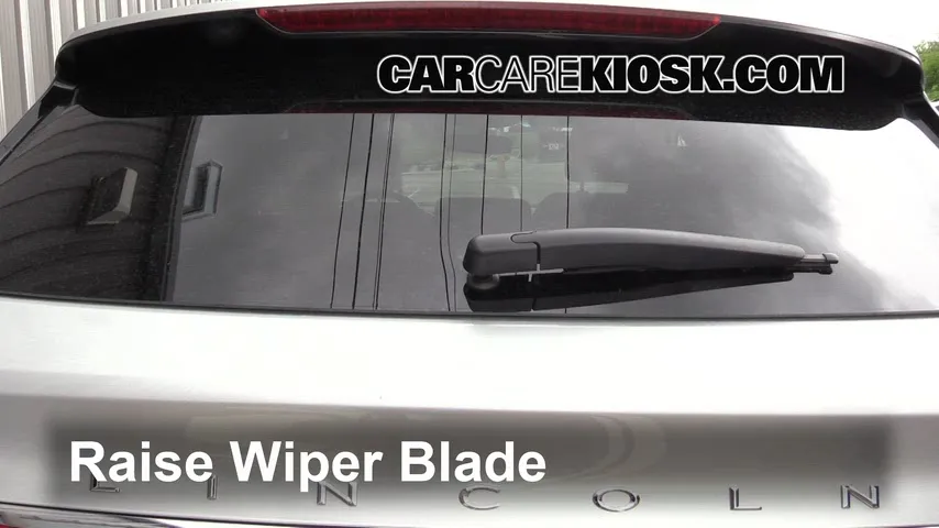 2017 Lincoln MKX Reserve 3.7L V6 Escobillas de limpiaparabrisas trasero